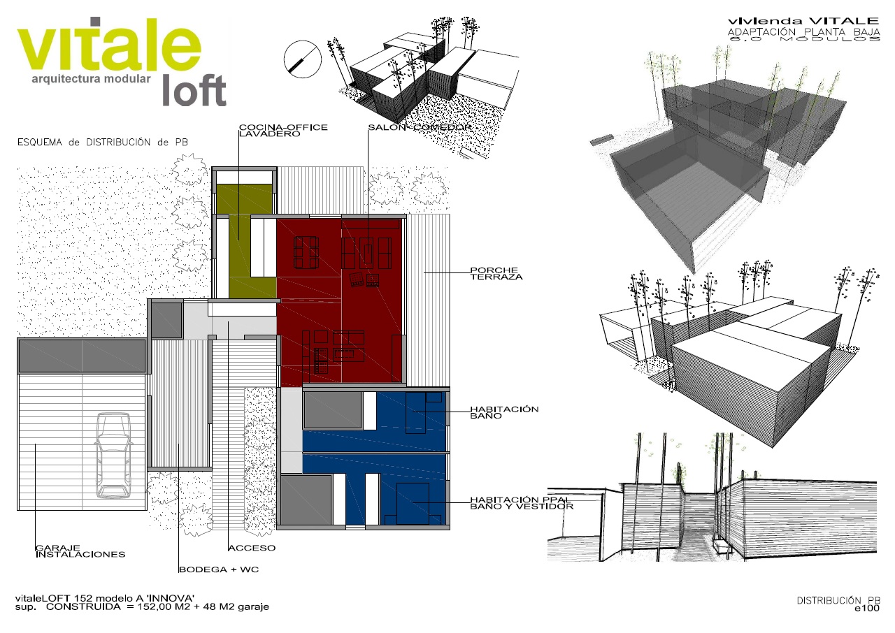 Vitale Loft - Propuestas De Diseno de casas prefabricadas y modulares